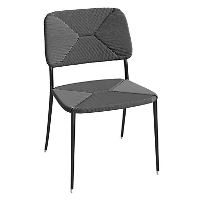 Flexform first steps black dining chair