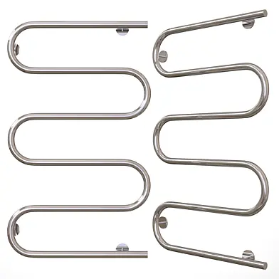 Electric towel rail Terminus W shaped 600x800