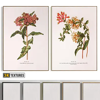 Plaster Two Photo Frames T-463