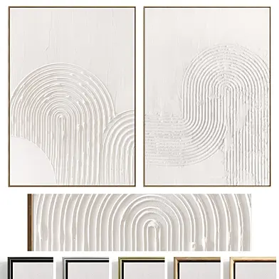 Plaster Two Photo Frames T-470