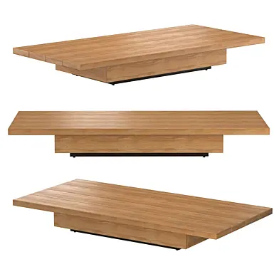 CORTONA TEAK RECTANGULAR COFFEE TABLE