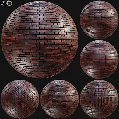 Realistic Brick PBR Material Vol10