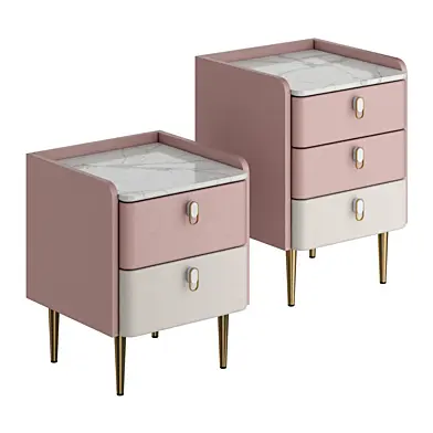 Light luxury bedside table
