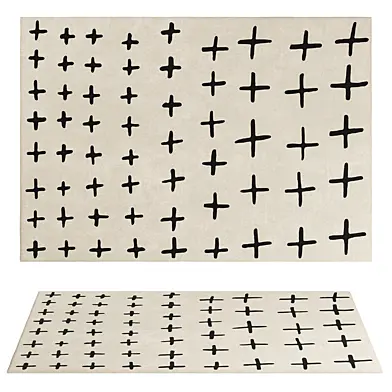 Crosses C1 Rug by United Strangers