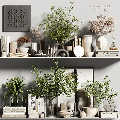 decorative set 72