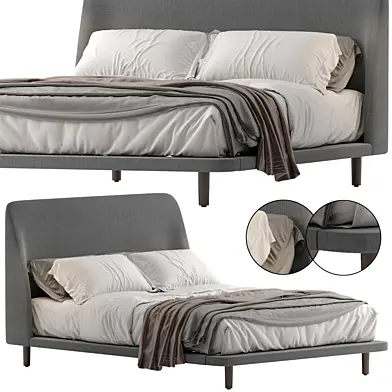 Potterybarn Layton Low Upholstered Bed