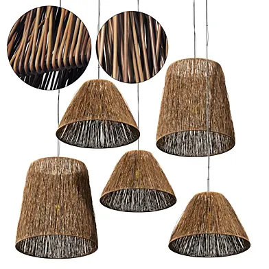 Lamp wicker n40