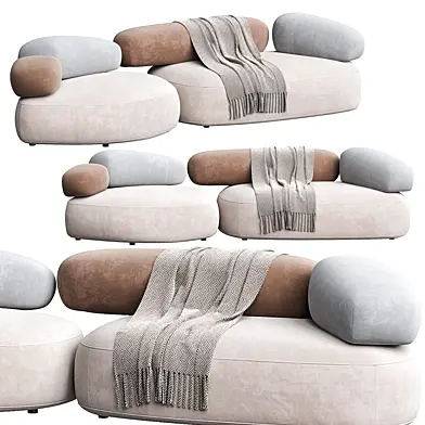 Pebble Rubble Sofa By Moroso