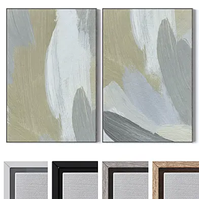 Set of large wall paintings 2609