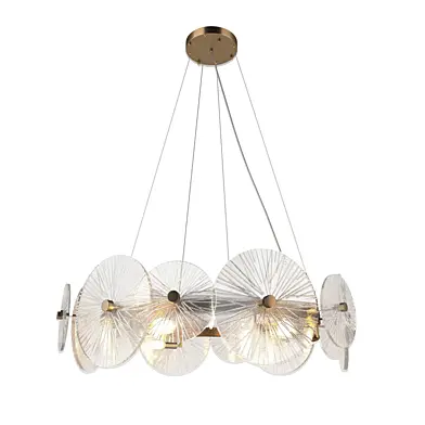 OM Подвесная люстра Indigo Miele 12021/7P Brass