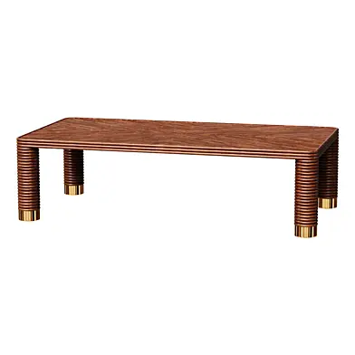 Журнальный стол      EDIE RECTANGULAR RATTAN COFFEE TABLE               кофейный столик