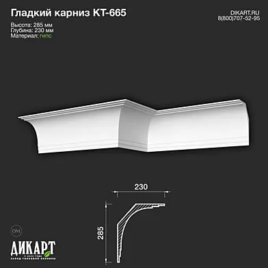 Дикарт Кт-665 285Hx230mm