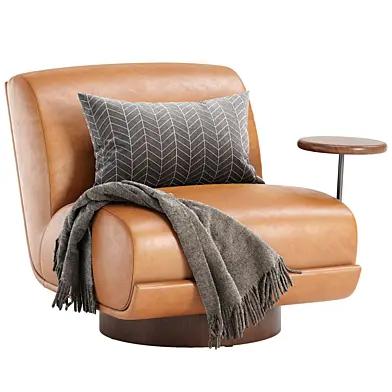 Bronwyn Leather Swivel Chair