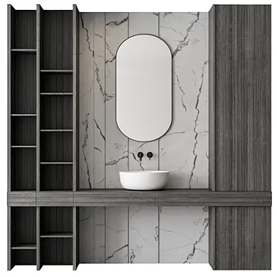 Bathroom Set Stone Wall - Set 52