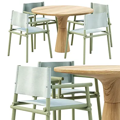 Outdoor garden furniture set v18 / Набор уличной мебели