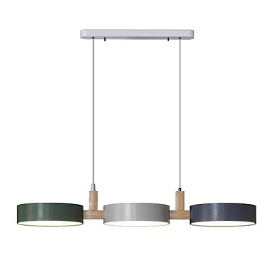 Modern Round Island Light with LED Bulbs and Adjustable Hanging Length