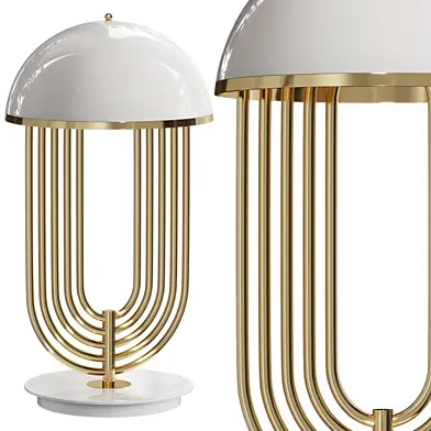 Luxury LED gold table lamp by Lumeers