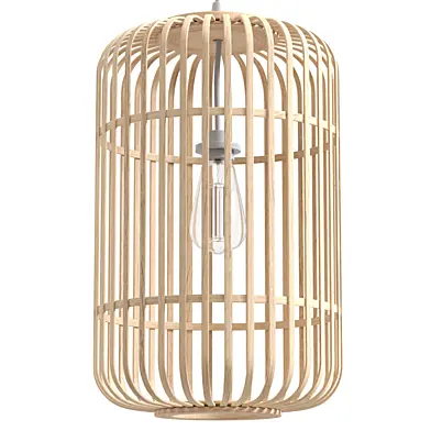 Bamboo Pendant Lamp Light Wood AISNE