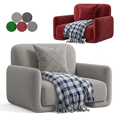 Poltrona bouclé, Balzac Paris Armchair