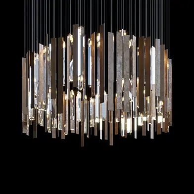 Световая композиция — хрусталь, стержень, Vargov®Design - LC0362