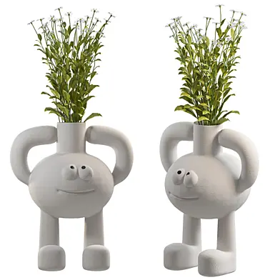 Mr Big Toe Ceramic Vase