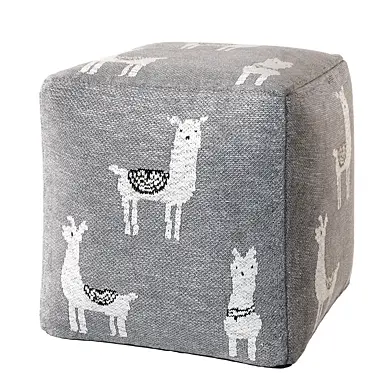 Pouf LAMA grey by Bloomingville