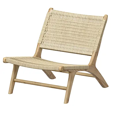 Kave Home Beida solid teak armchair