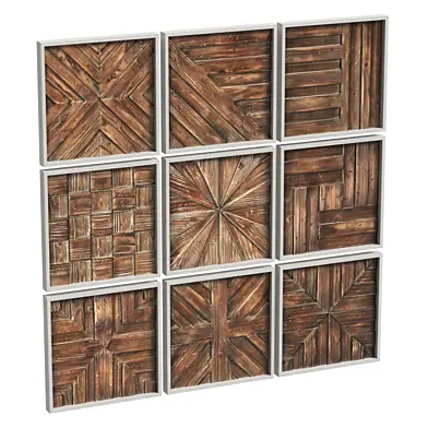 Bryndle Squares Wood Wall Decor