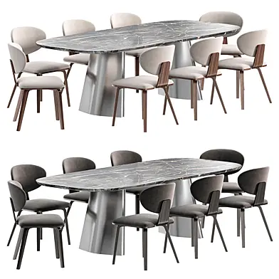 Olos Chair and Torii Table