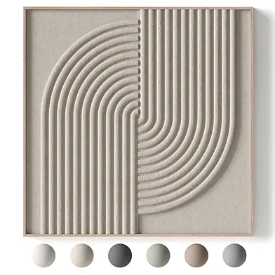 Relief artwork 28 - 3d art wall decor - Панно