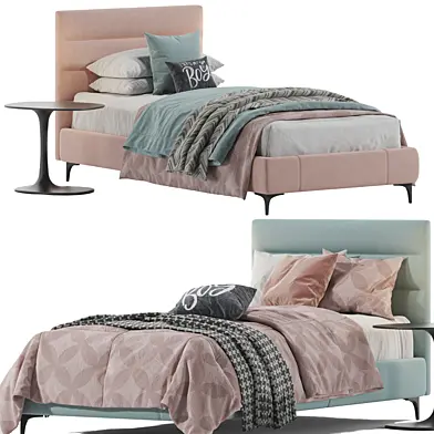 RH Bed Pfeiffer Upholstered