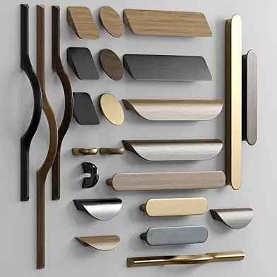 Linear Standard handle set with 5 materials