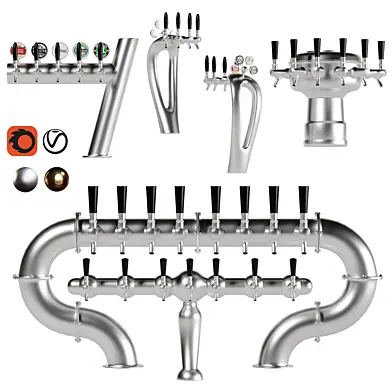 5 Beer Towers Set