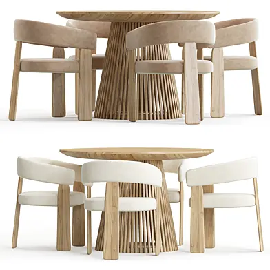 Oru chair and Jeanette round table