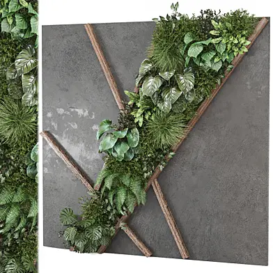 indoor wall vertical garden - Set 994