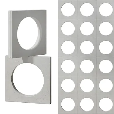 Wall Decorative Partition Void by Palazzo