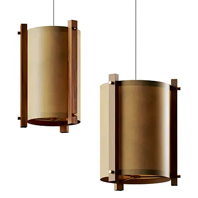 James Mankoff Japanese Inspired Mid-Century Pendant Lamps