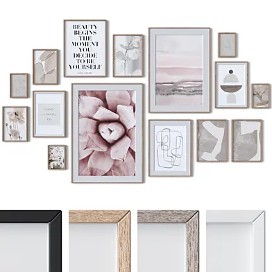 Set of 15 wall paintings 2751
