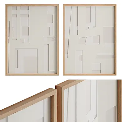 Wall Art Dimension I-II by Coup d`Esprit