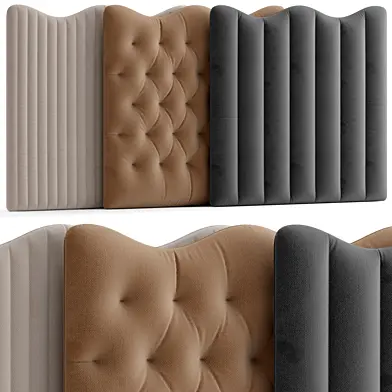 Headboard with 3 options and 6 colors