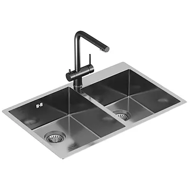 Мойка кухонная Paulmark Helfer PM237851-BS
