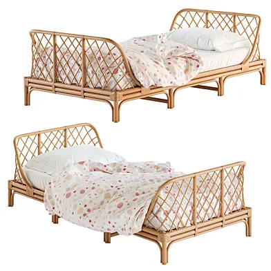 Katsuki Rattan Bed