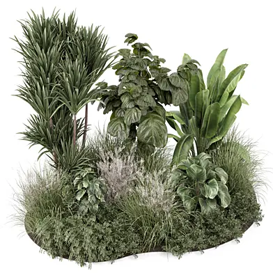 Outdoor Garden Set Bush and Tree - Garden Set 1710