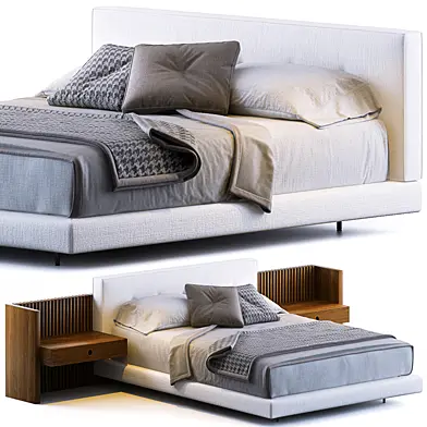 Brasilia bed by Minotti