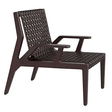 Turri NET Tanned leather armchair