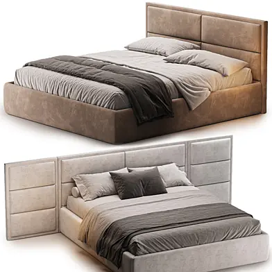 Bed MILA velor Alkantara
