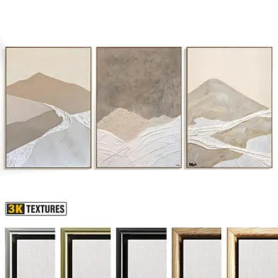 Abstract Painting Set of 3 pieces - No 55