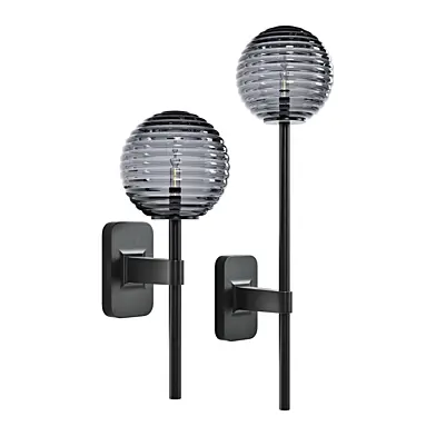 Astro lighting tacoma single-single grande rbbed glass