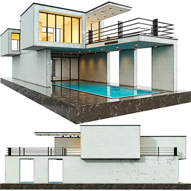 Modern Duplex Villa vol02