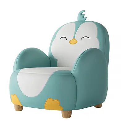 Children Armchair Penguin Shape by LINSY KIDS